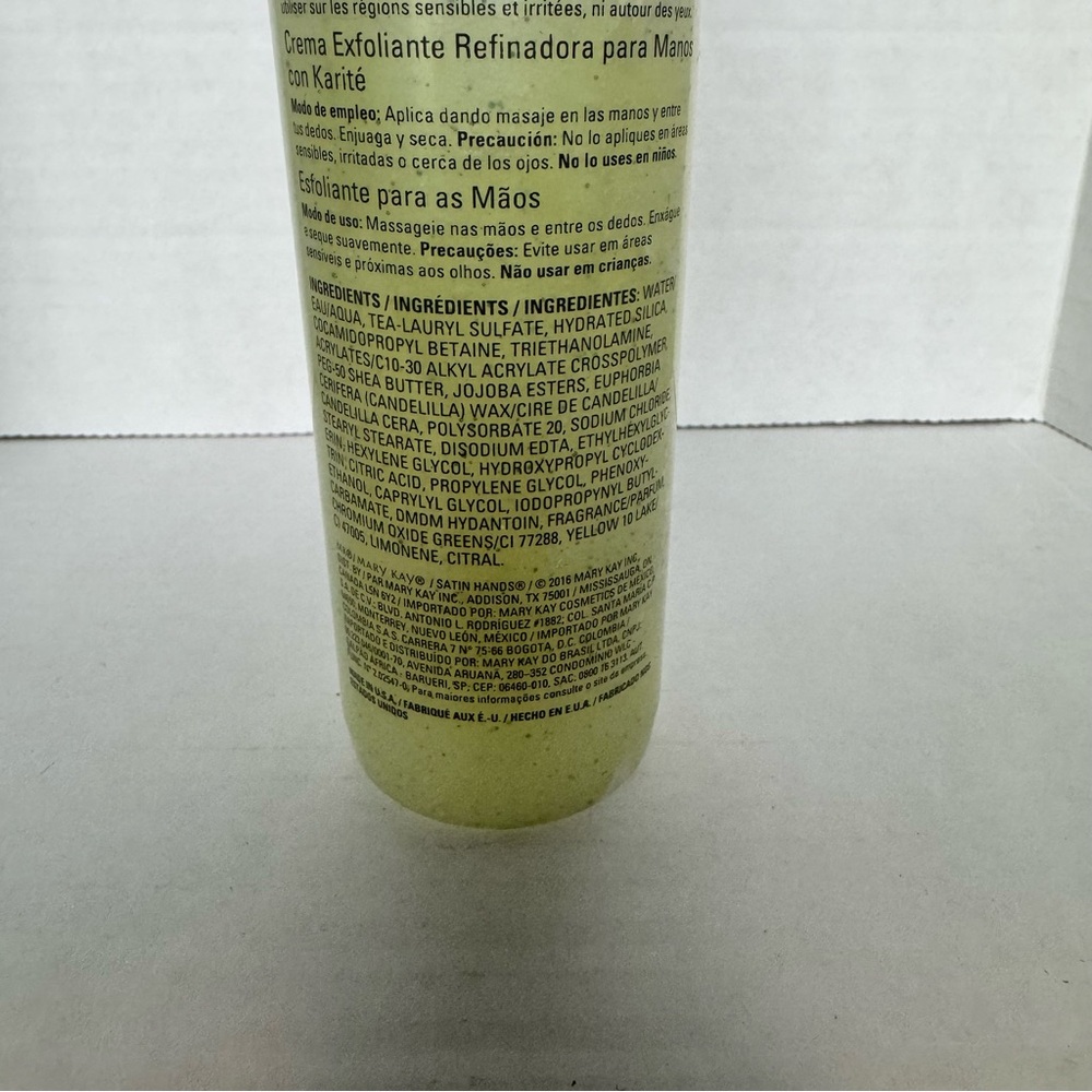 Mary Kay Satin Hands Smoothie Refining Shea Scrub White Tea & Citrus 70% Full - Picture 6 of 7